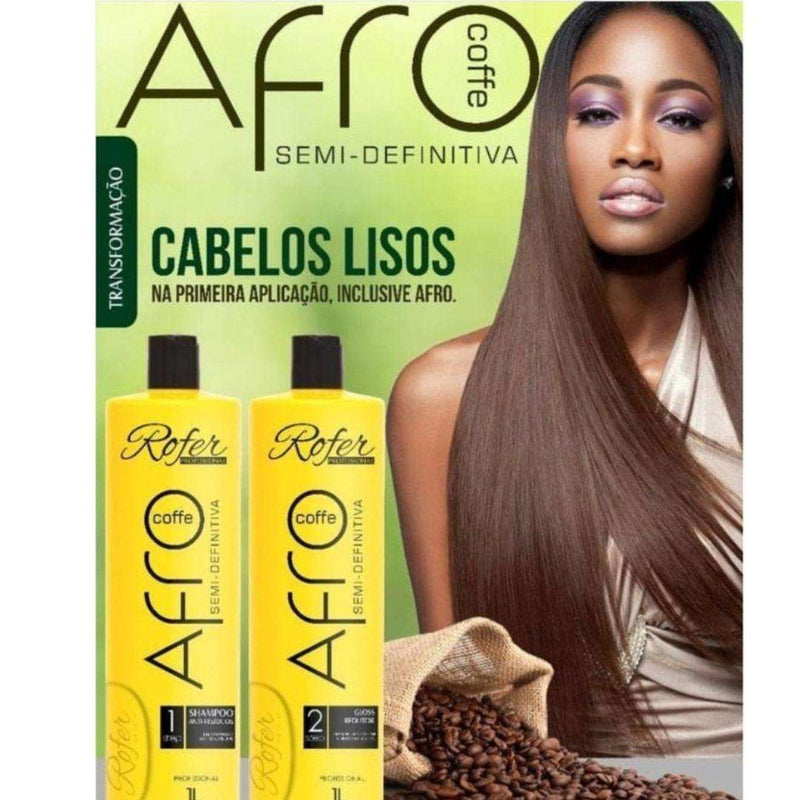 Kit Semi Definitiva Afro Rofer Profissional 2x1l - C&E Store